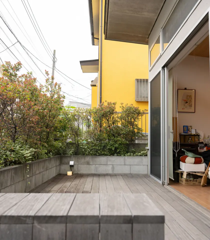 木造建築の玄関